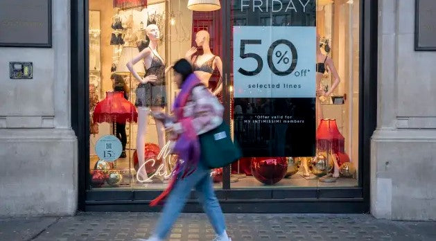 U.S. shoppers alone in boosting Black Friday spend as cost-of-living crisis hits Europe