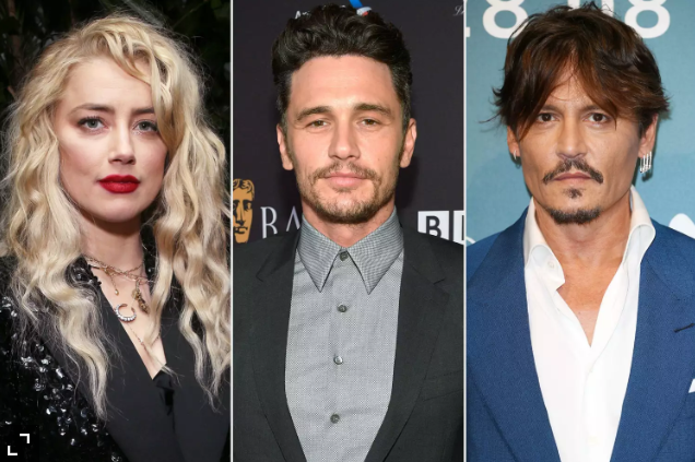 Amber Heard Confirms She Had James Franco Over the Night Before Filing for Divorce from Johnny Depp