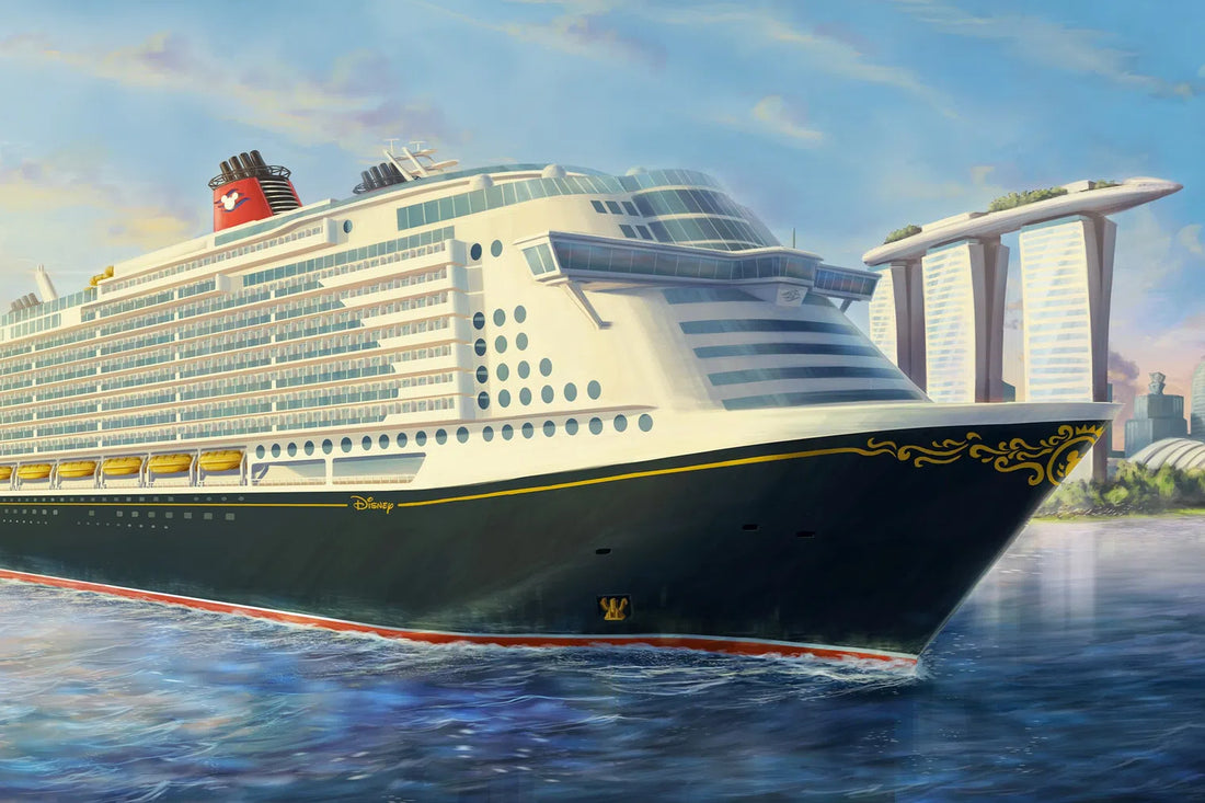 Disney Adventure cruise ship departs from Marina Bay on Dec 15, 2025; bookings open Dec 10, 2024