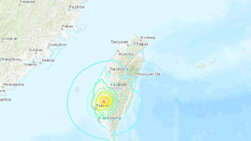 6.0-Magnitude Earthquake Strikes Taiwan’s Yujing Area