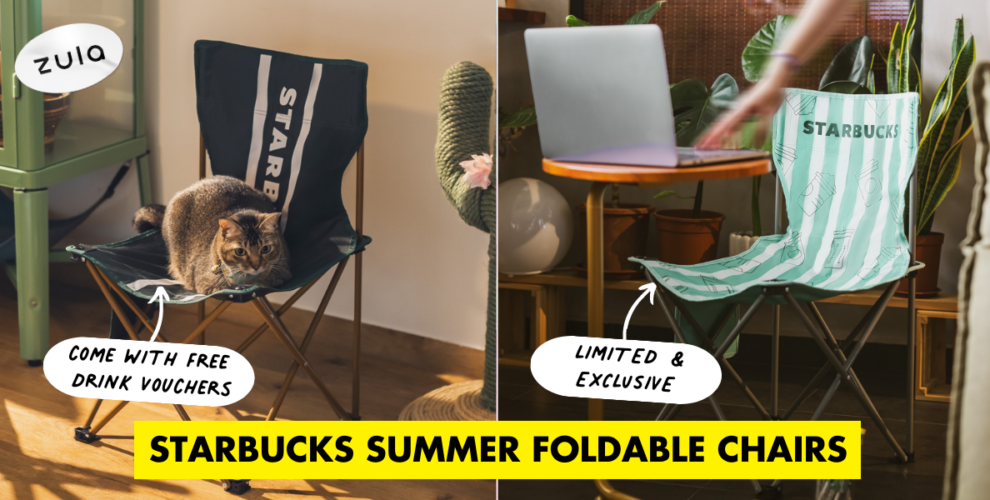 Starbucks Singapore Has Launched New Foldable Chairs So You Can Chill In Style This Summer