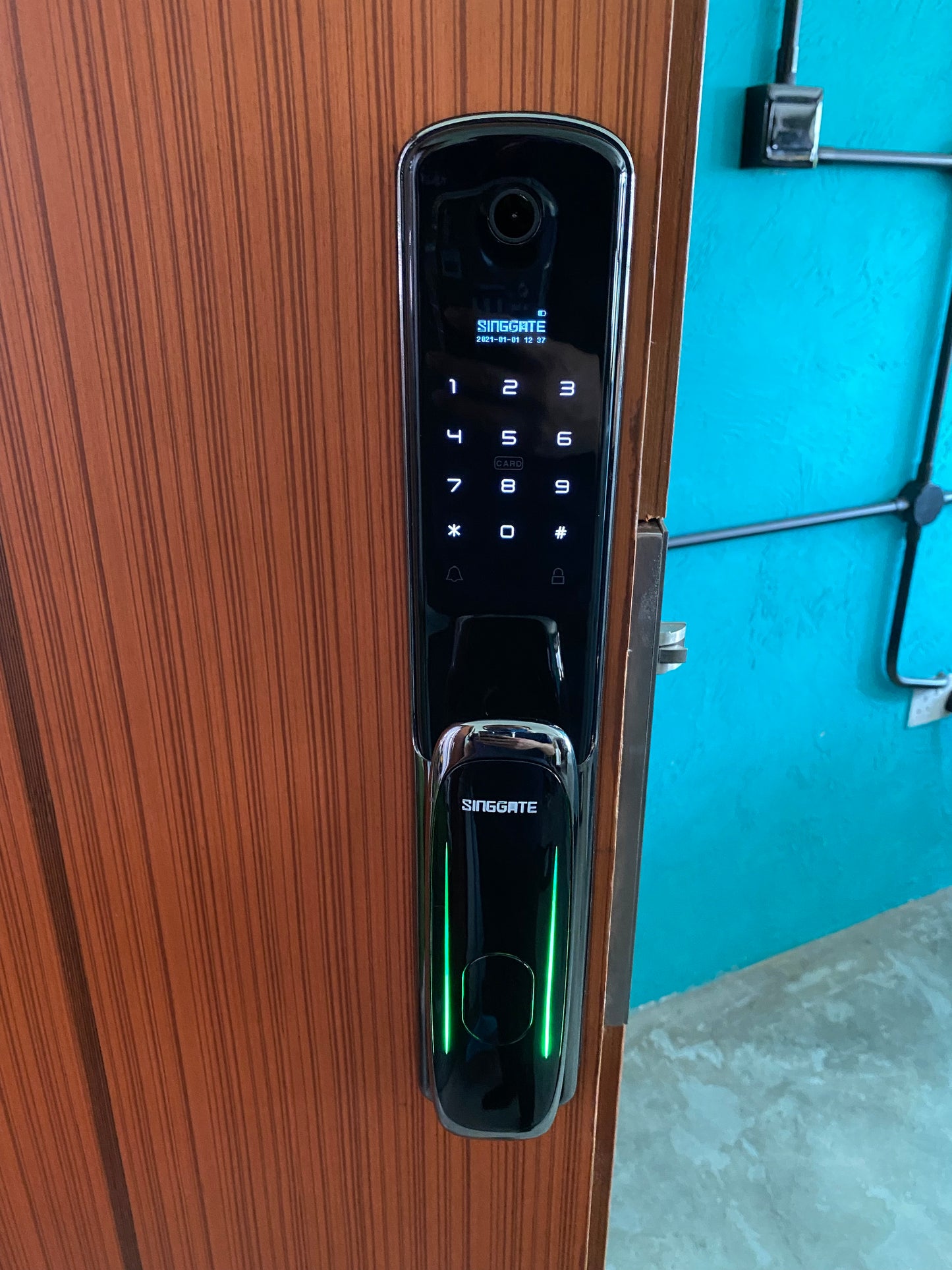 FR009 Hidden Fingerprint Digital Door Lock