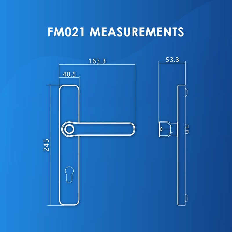 SINGGATE Door & Gate Bundle, ❤️NEW❤️*Bundle Deal* FR058 Door Digital Lock + FM021 Metal Gate Digital Lock - SINGGATE Digital Lock