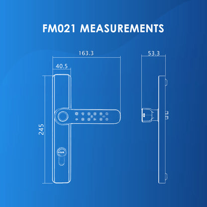 FR052 Door + FM021 Gate Digital Lock Bundle