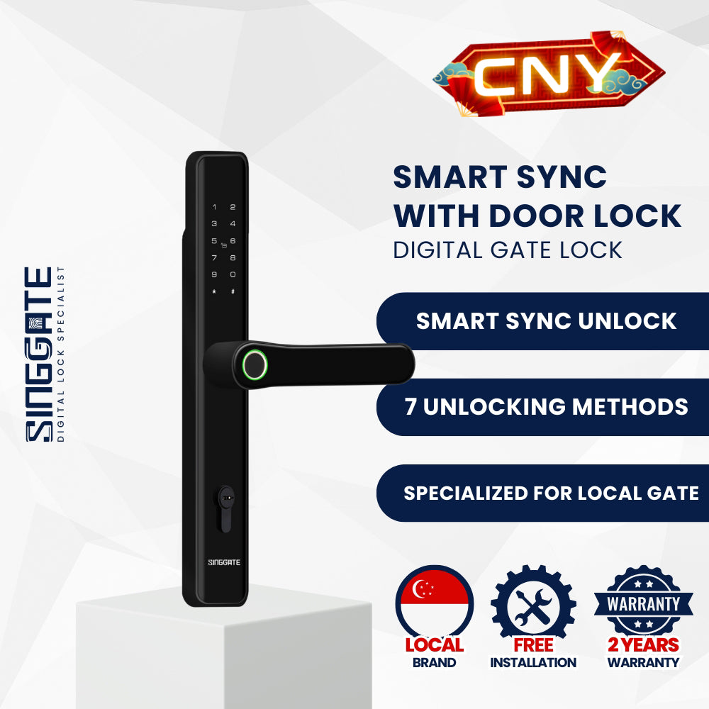 FM023 Smart Sync Digital Gate Lock