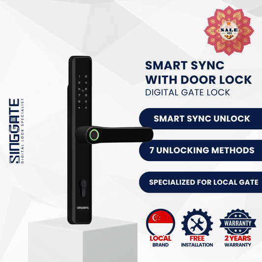 FM023 Smart Sync Digital Gate Lock