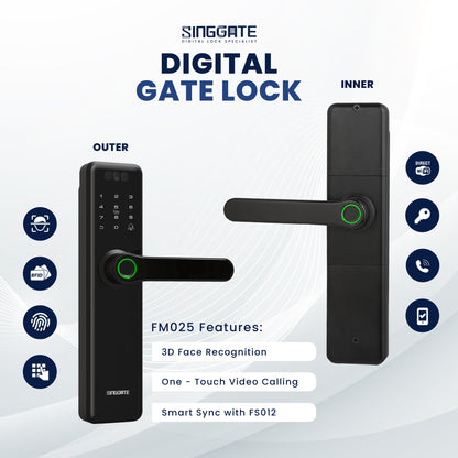 Singgate FM025 with 3D face + Video Calling Functions