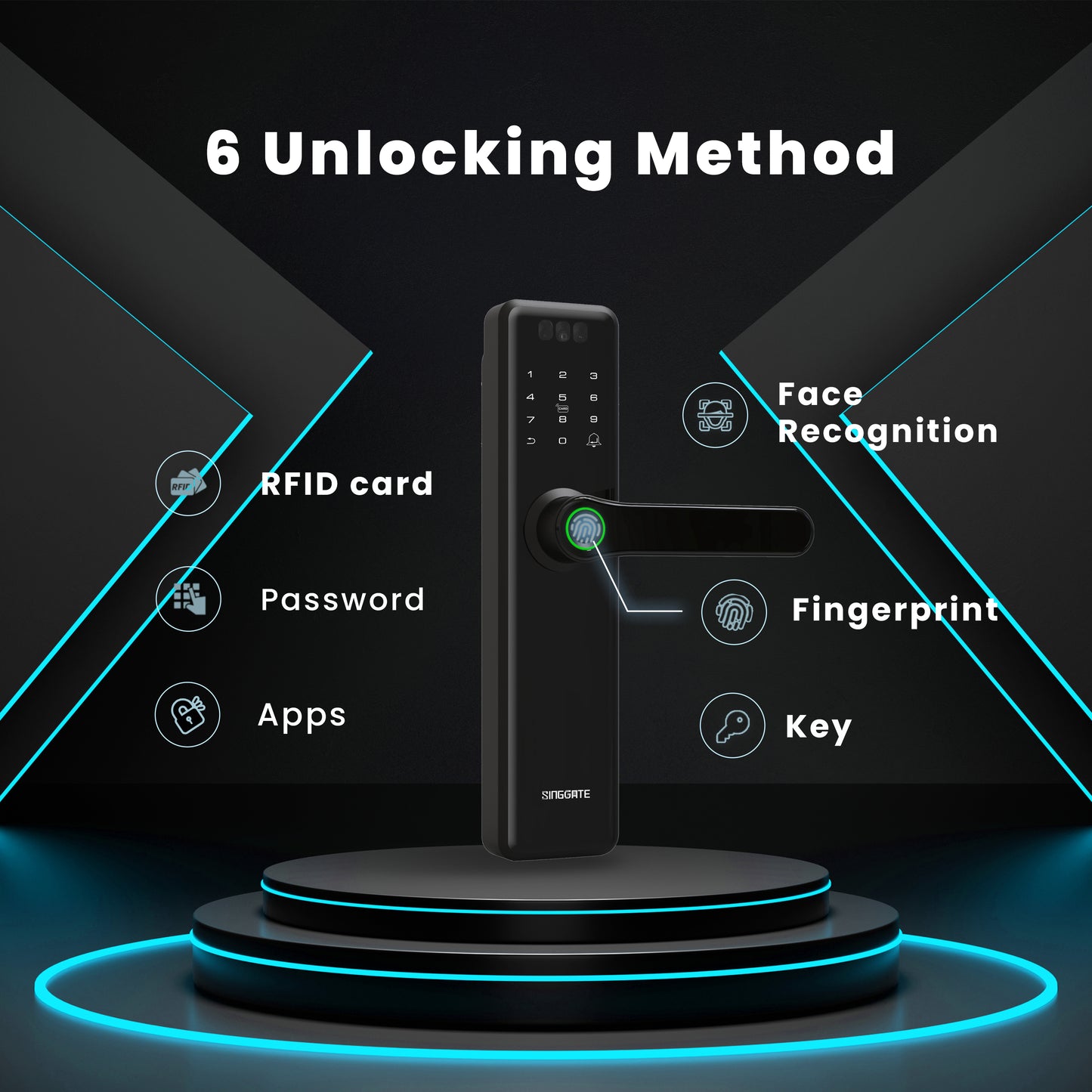 Singgate FM025 with 3D face + Video Calling Functions