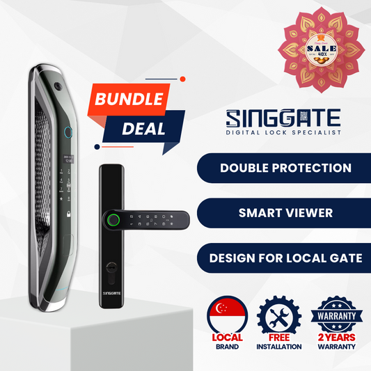 FR001 Door + FM021 Gate Digital Lock Bundle