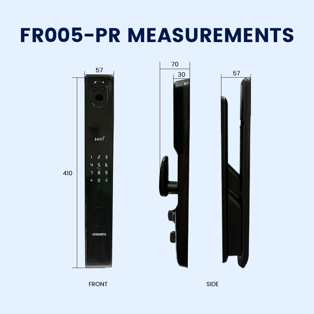 FR005 Pro Door + FM021 Gate Digital Lock Bundle