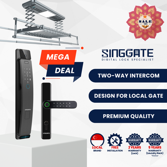 Mega Bundle - FR006 Door + FM021 Gate + LS026/023 Laundry Rack