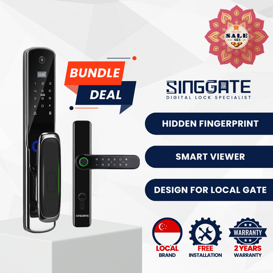 FR009 Door + FM021 Gate Digital Lock Bundle