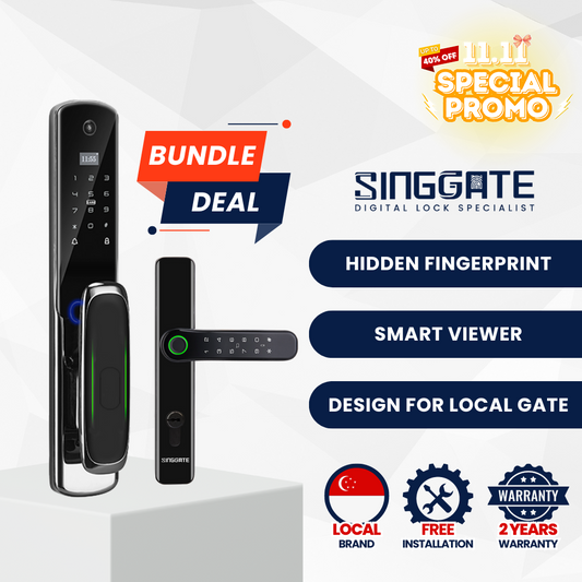 FR009 Pro Door + FM021 Gate Digital Lock Bundle