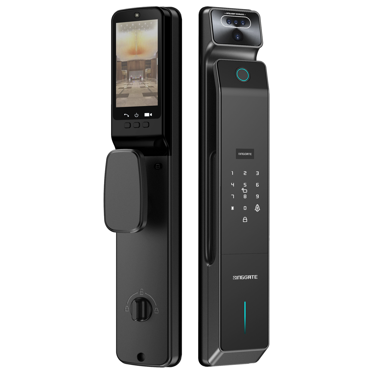 [National Day Promo] FR015 - Dual Camera with The Latest Biometric Digital Door Lock