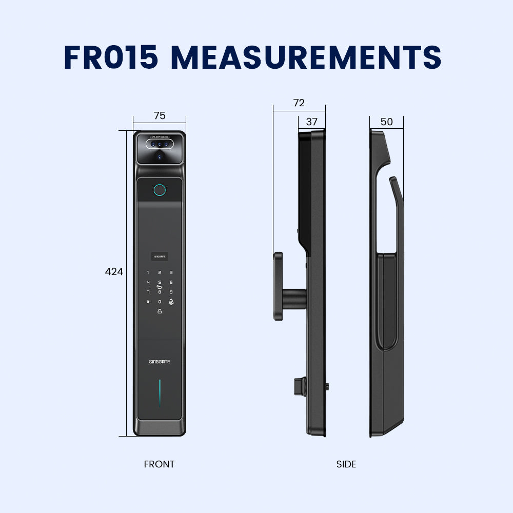 [National Day Promo] FR015 - Dual Camera with The Latest Biometric Digital Door Lock