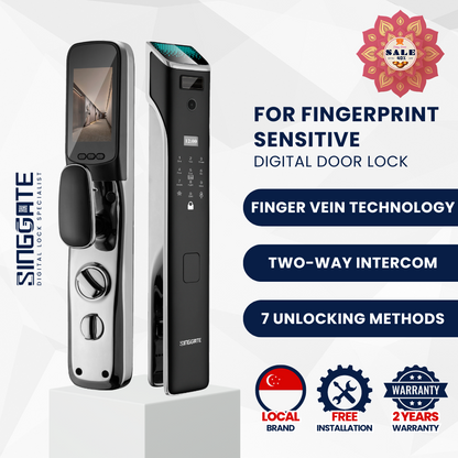 FR018 Finger Vein & Smart Viewer Digital Door Lock