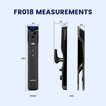 SINGGATE Door Digital Lock, ❤️NEW❤️FR018 Finger Vein Recognition & Video Call Smart Viewer Digital Door Lock - SINGGATE Digital Lock