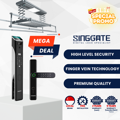 Mega Bundle - FR018 Door + FM021 Gate + LS026/023 Laundry Rack