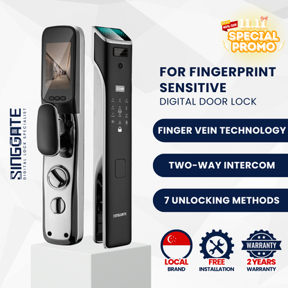 FR018 Finger Vein & Smart Viewer Digital Door Lock