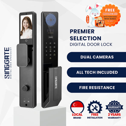 [National Day Promo] FR051 - 3D Face & Palm Vein Digital Door Lock