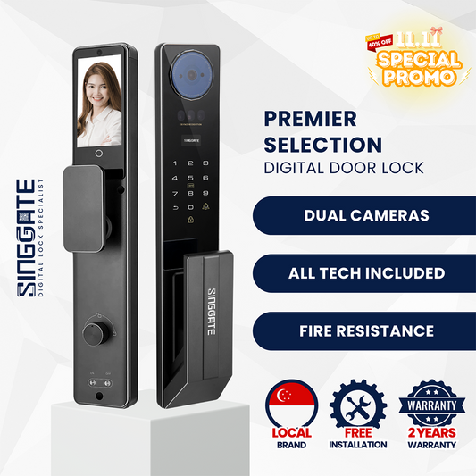 FR051 - 3D Face & Palm Vein Digital Door Lock