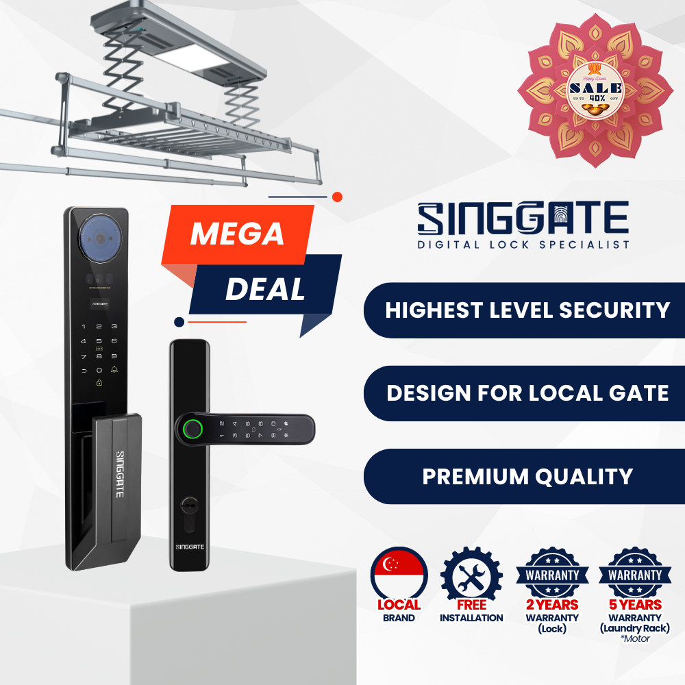 Mega Bundle - FR051 Door + FM021 Gate + Smart Laundry Rack