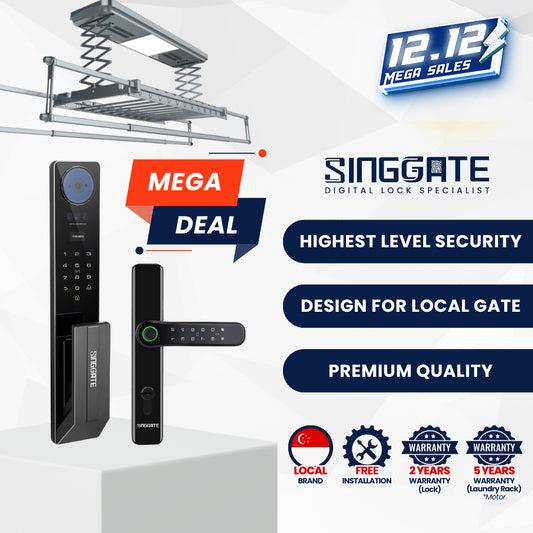 Mega Bundle - FR051 Door + FM021 Gate + Smart Laundry Rack