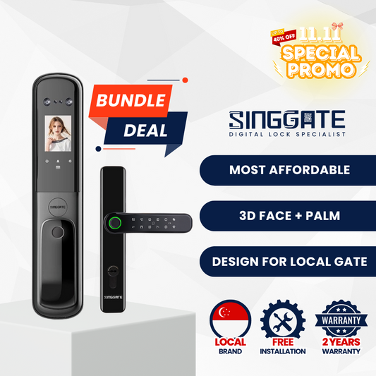 FR055 Door + FM021 Gate Digital Lock Bundle