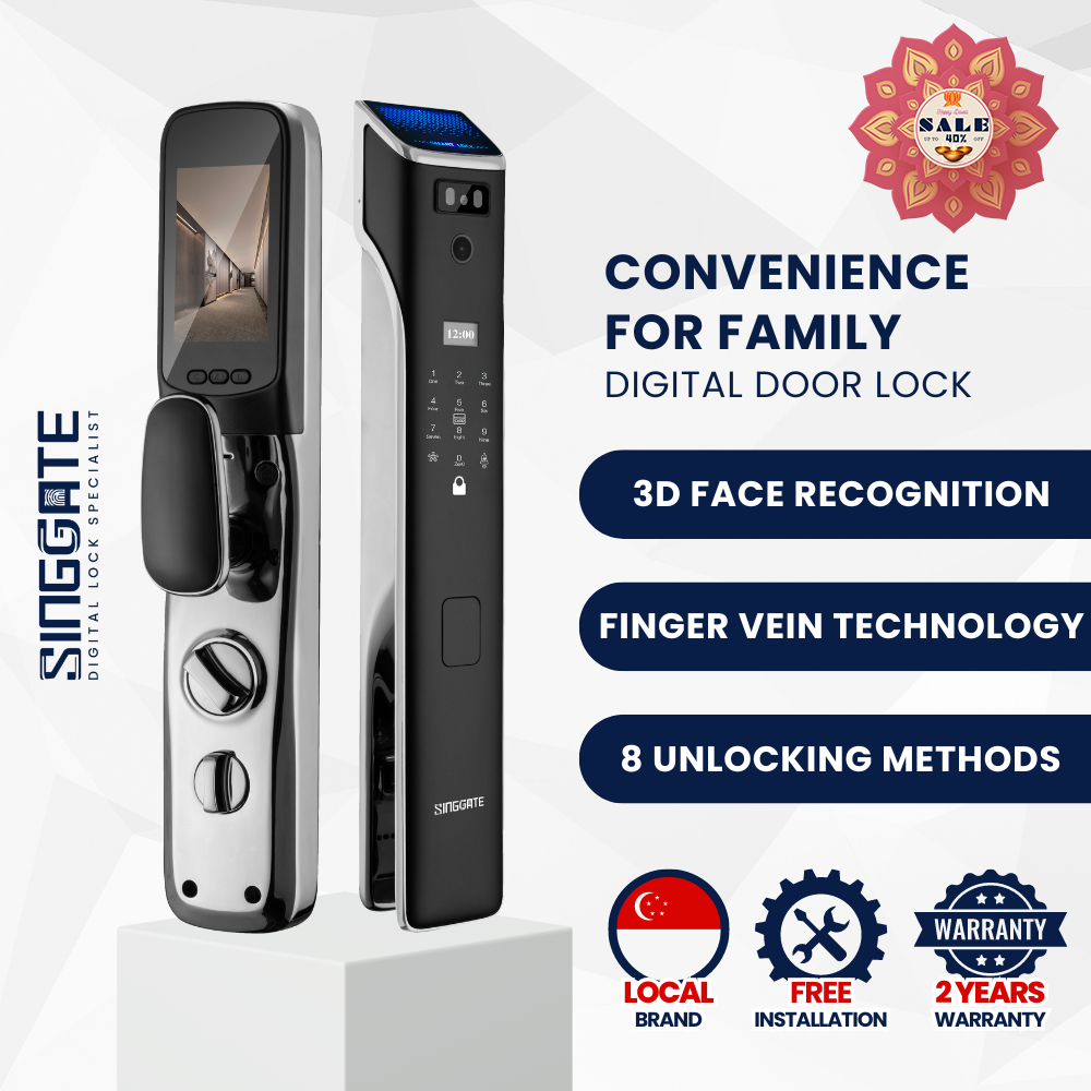 FR058 3D Face & Finger Vein Digital Door Lock