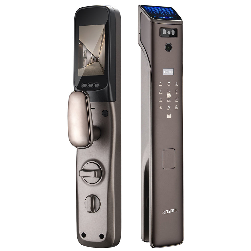 SINGGATE Door & Gate Bundle, ❤️NEW❤️*Bundle Deal* FR058 Door Digital Lock + FM021 Metal Gate Digital Lock - SINGGATE Digital Lock