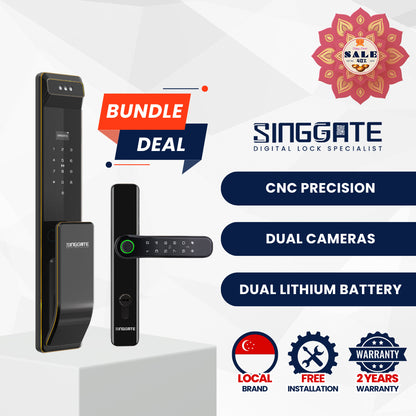 FR059 Door + FM021 Gate Digital Lock Bundle