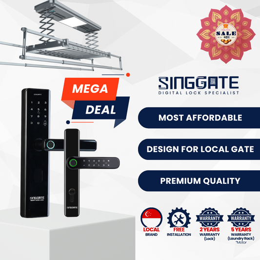 Mega Bundle - FS012 Door + FM021 Gate + LS026/023 Laundry Rack