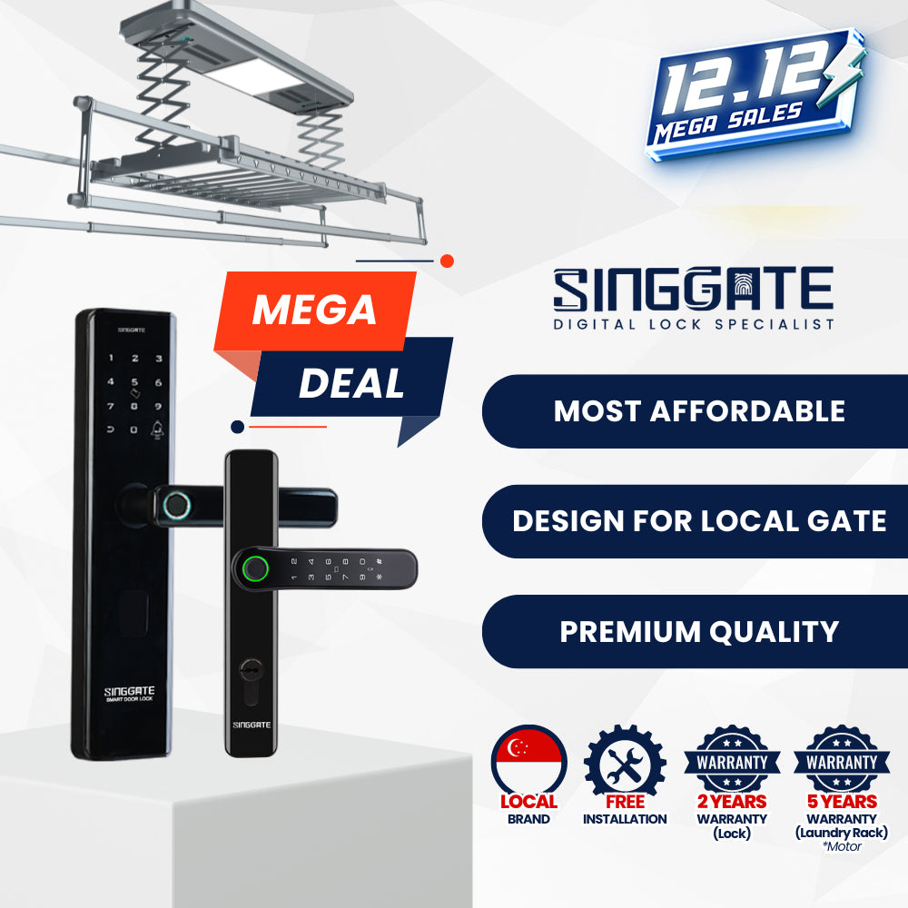 Mega Bundle - FS012 Door + FM021 Gate + LS026/023 Laundry Rack