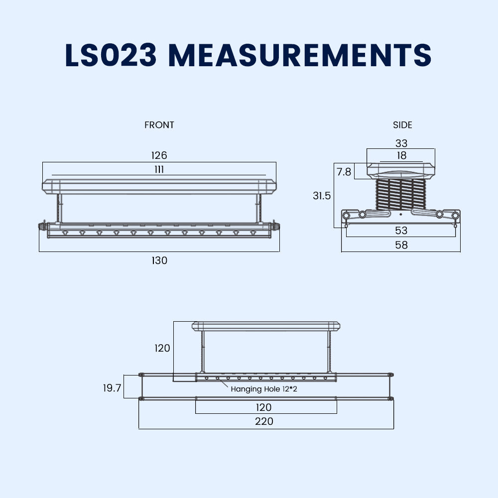 Mega Bundle - FR001 Door + FM021 Gate + LS026/023 Laundry Rack