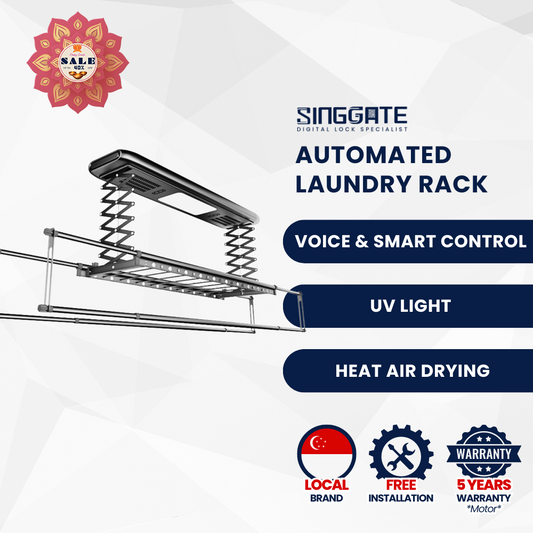 LS027 Voice Control Automated Laundry Rack