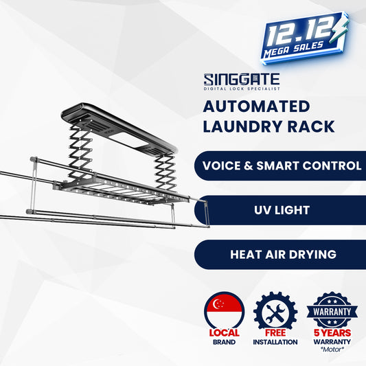 LS027 Voice Control Automated Laundry Rack