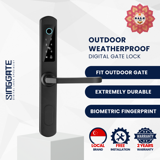 OM008 Outdoor Weather Proof Digital Gate Lock