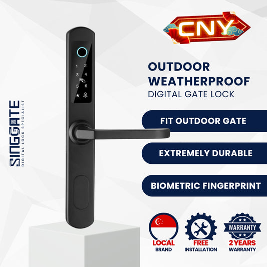 OM008 Outdoor Weather Proof Digital Gate Lock