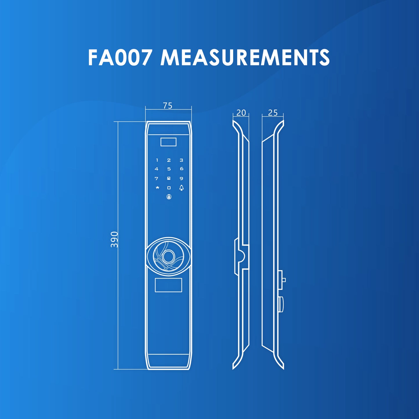 SINGGATE Door & Gate Bundle, *Bundle Deal* FA007 Digital Door Lock + FM021 Metal Gate Digital Lock - SINGGATE Digital Lock