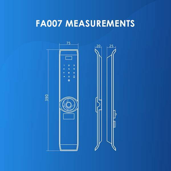 SINGGATE Door Digital Lock, FA007 Ultra Slim Smart Digital Door Lock - SINGGATE Digital Lock