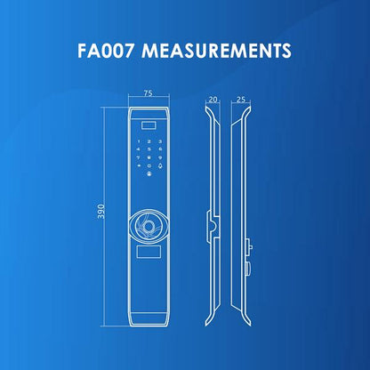 SINGGATE Door Digital Lock, FA007 Ultra Slim Smart Digital Door Lock - SINGGATE Digital Lock