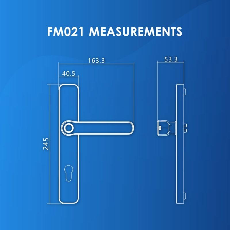 SINGGATE Door & Gate Bundle, *Bundle Deal* FR055 Door Digital Lock + FM021 Metal Gate Digital Lock - SINGGATE Digital Lock