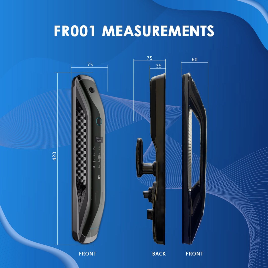 SINGGATE Door & Gate Bundle, *Bundle Deal* FR001 Door Digital Lock + FM021 Metal Gate Digital Lock - SINGGATE Digital Lock