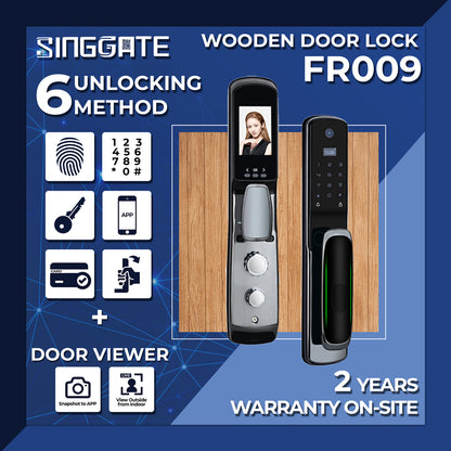 SINGGATE Door & Gate Bundle, *Bundle Deal* FR009 Door Digital Lock + FM021 Metal Gate Digital Lock - SINGGATE Digital Lock